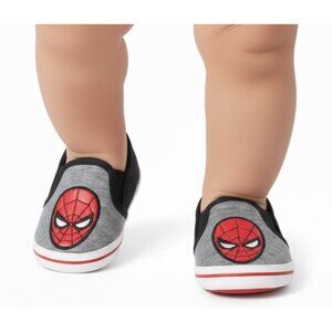 Marvel Spider-Man Man Made Soft Sole Baby Boy Crib Shoes (Size: 6-9 months) NWT